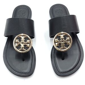 TORY BURCH BENTON BAND FLAT SANDAL SIZE 7